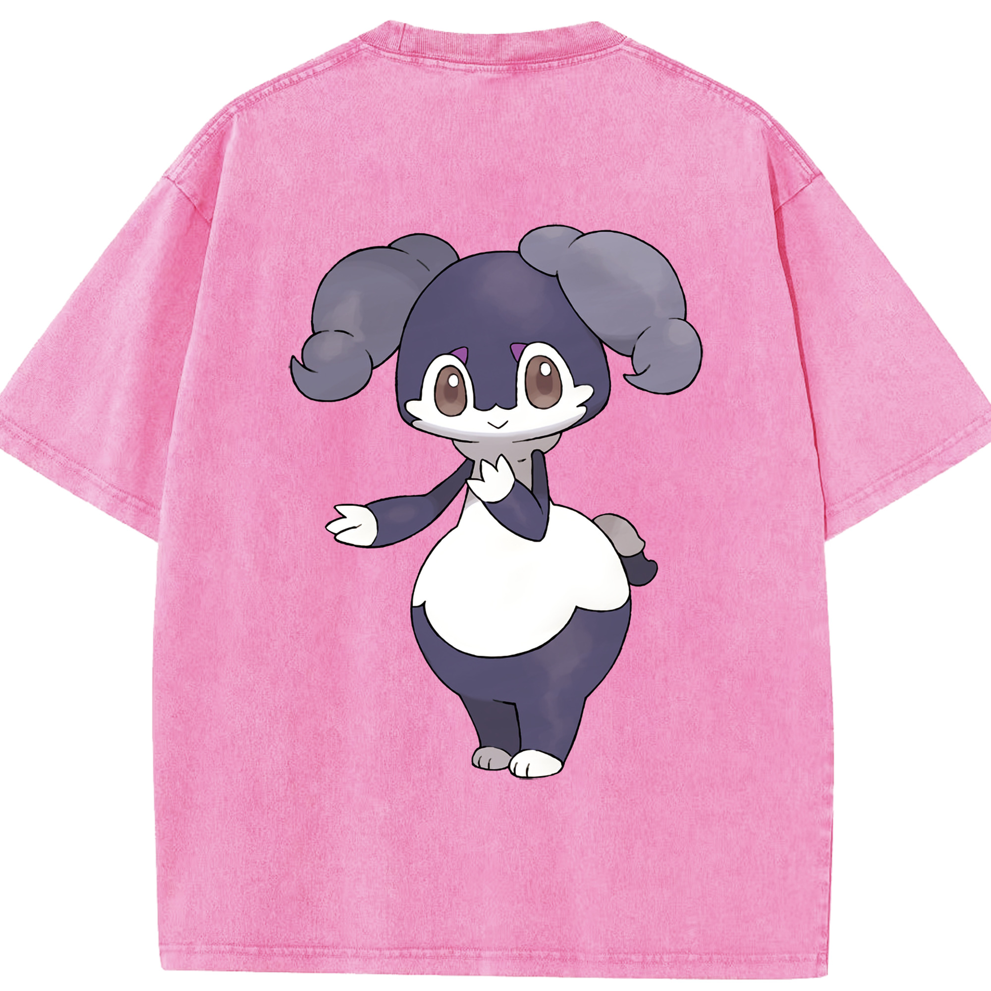 （画像用） ポケットモンスター Pokémon 綿100% ヴィンテージ風 半袖Tシャツ（背面プリント）